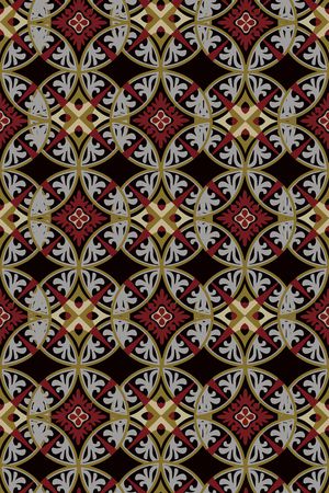 古典花纹印花华亿平台图片