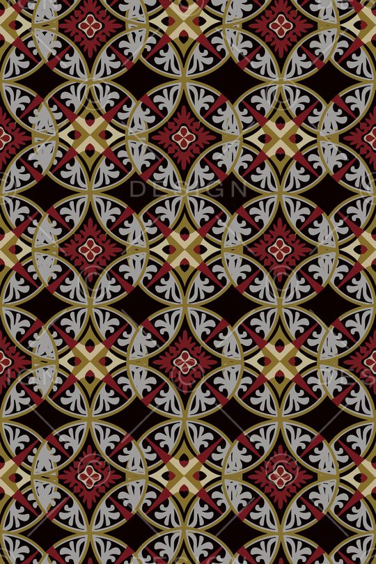 古典花纹印花华亿平台图片