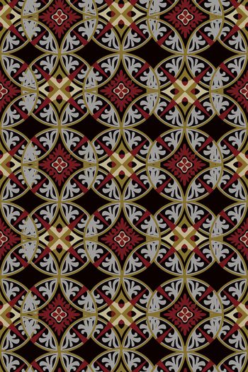 古典花纹印花华亿平台图片