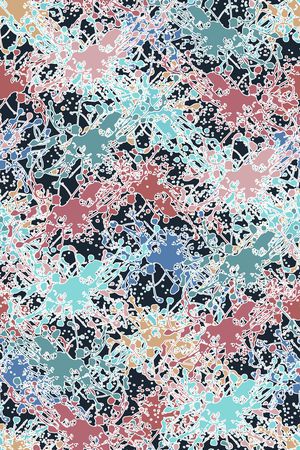 抽象印花华亿平台图片