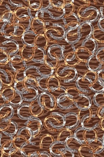 斑马纹印花华亿平台图片