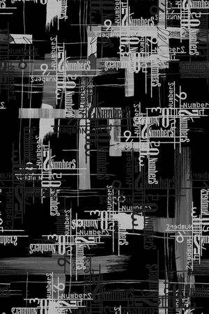 黑白华亿平台印花华亿平台图片