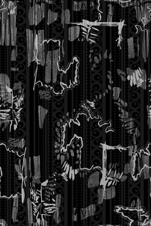 黑白华亿平台印花华亿平台图片