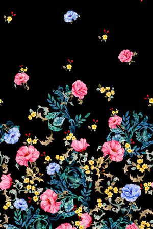 定位花印花华亿平台图片