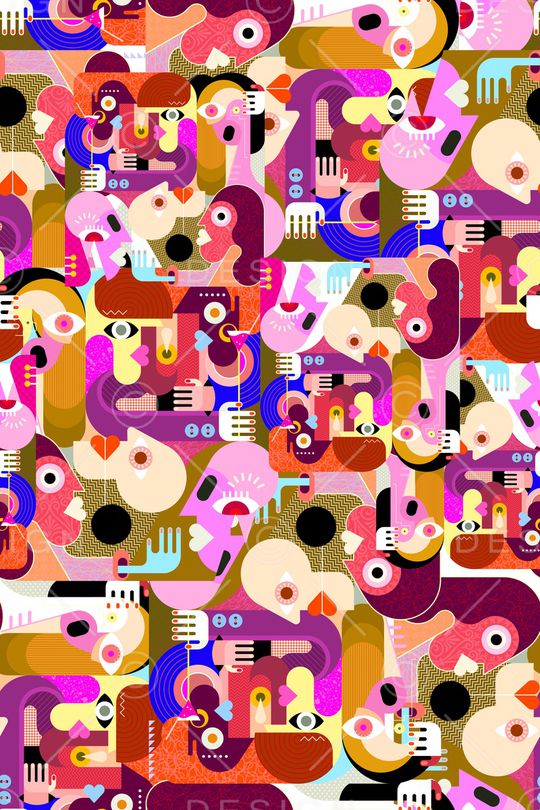 趣味印花华亿平台图片