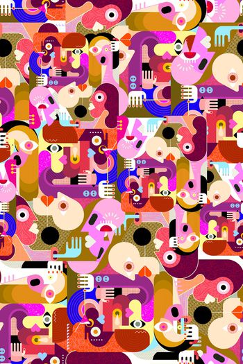 趣味印花华亿平台图片