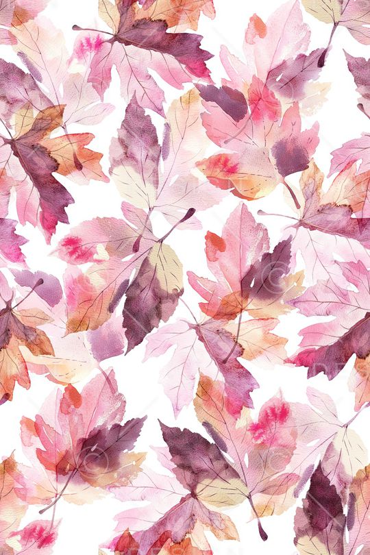 树叶印花华亿平台图片