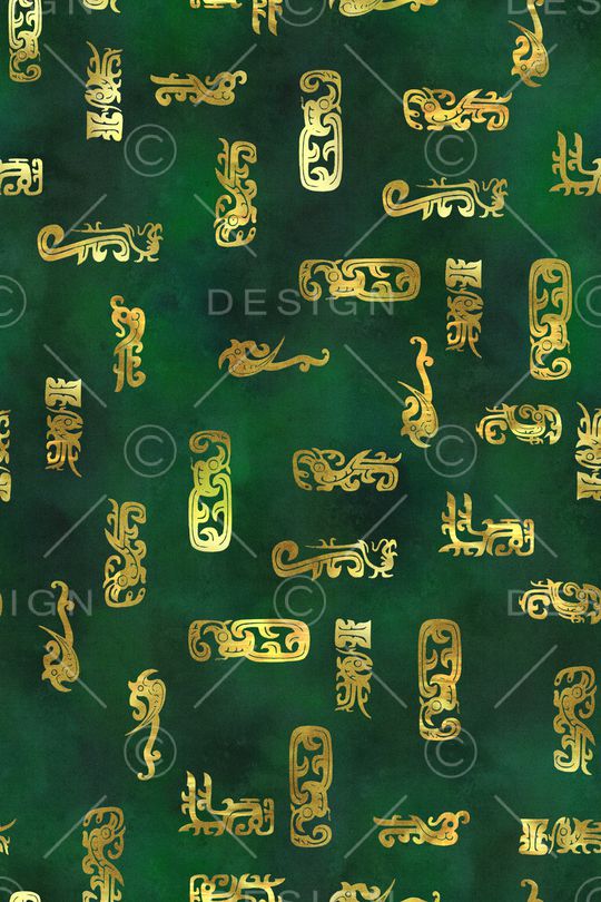 中国风印花华亿平台图片