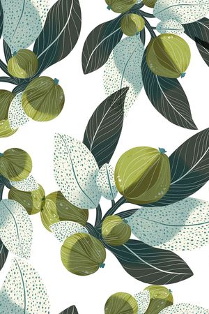 植物印花华亿平台图片