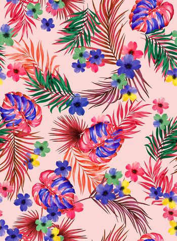 水彩印花华亿平台图片