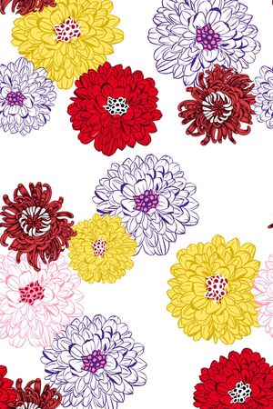 菊花印花华亿平台图片