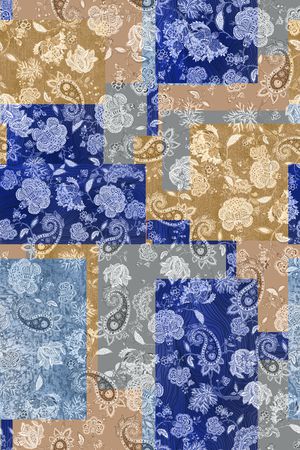 复古印花华亿平台图片