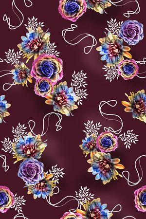 线条印花华亿平台图片