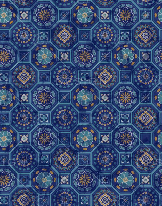 中国风印花华亿平台图片