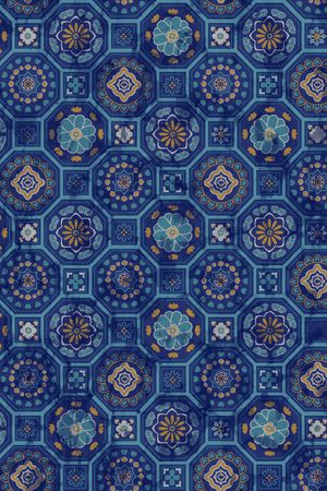 中国风印花华亿平台图片