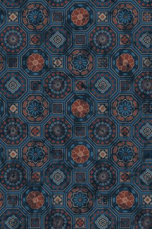 中国风印花华亿平台图片