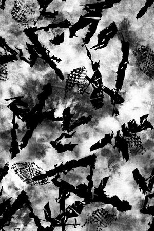 黑白华亿平台印花华亿平台图片