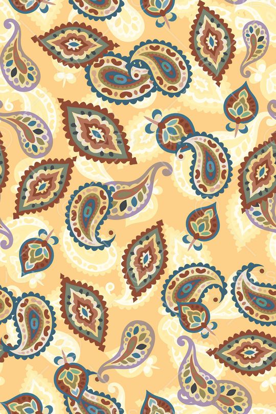 佩斯利印花华亿平台图片