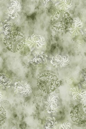 中国风印花华亿平台图片