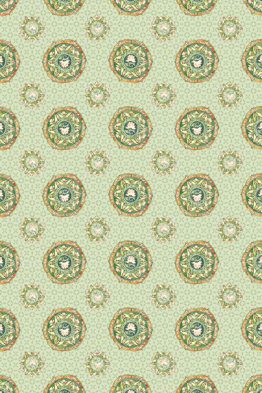 中国风印花华亿平台图片