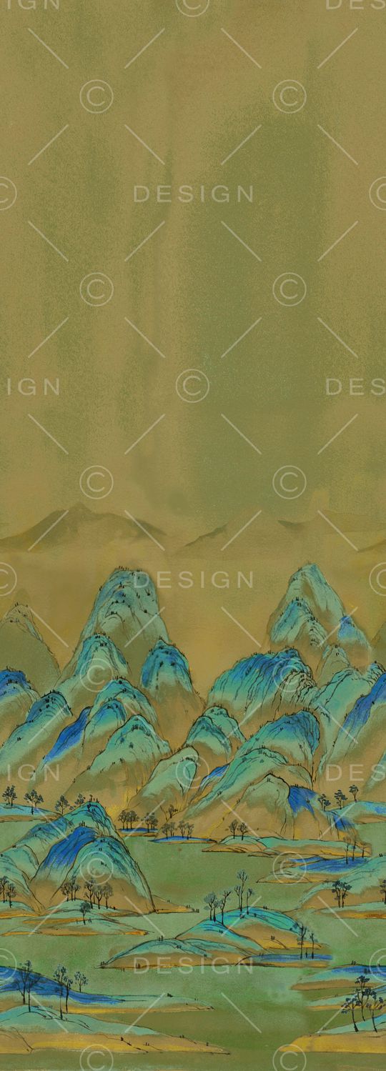 中国风印花华亿平台图片