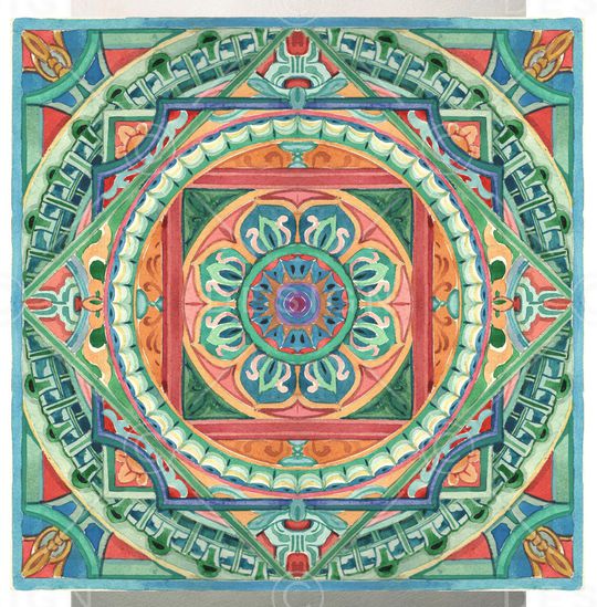 中国风印花华亿平台图片