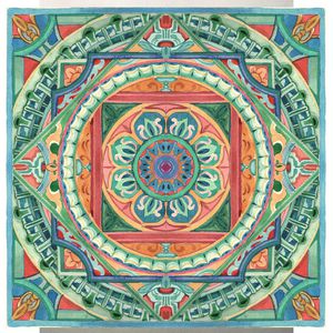 中国风印花华亿平台图片