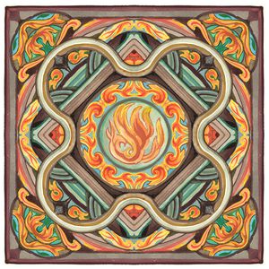 中国风印花华亿平台图片