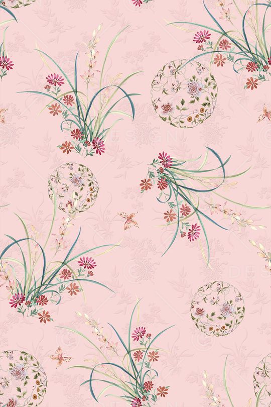 中国风印花华亿平台图片