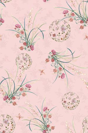 中国风印花华亿平台图片