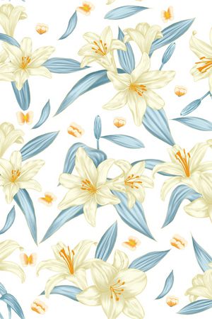 白底花印花华亿平台图片