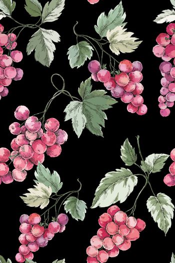 葡萄印花华亿平台图片