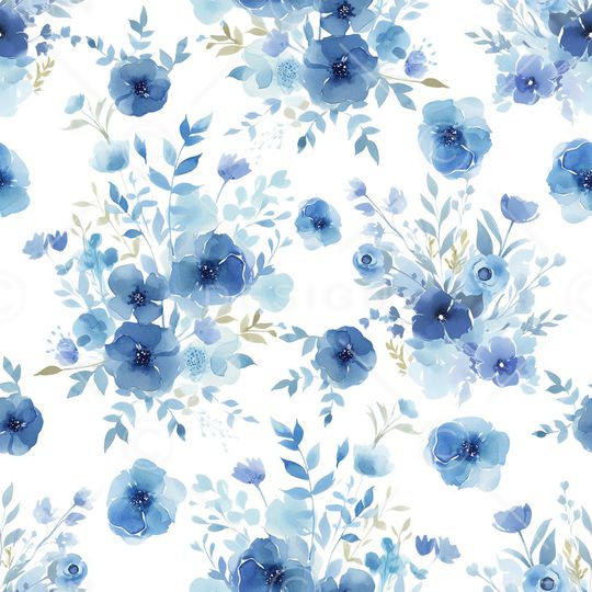 白底花印花华亿平台图片