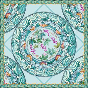 中国风印花华亿平台图片