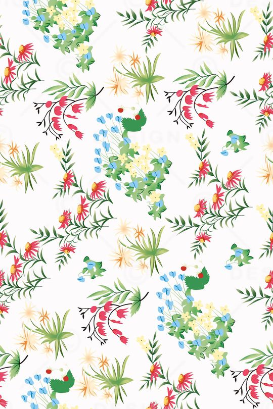 小碎花印花华亿平台图片