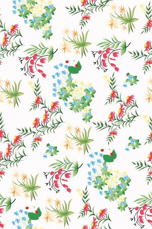 小碎花印花华亿平台图片