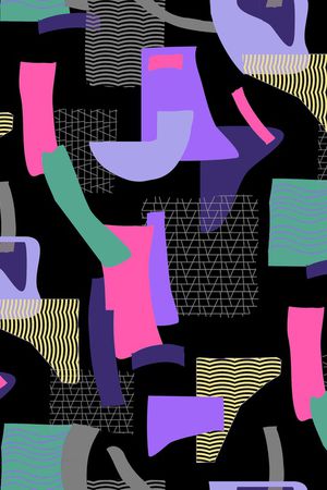 几何印花华亿平台图片