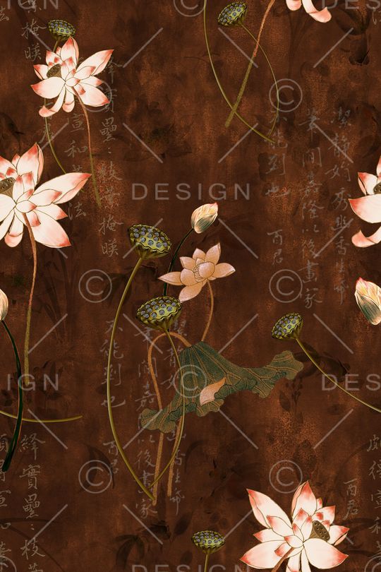 中国风印花华亿平台图片