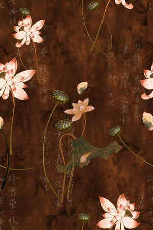 中国风印花华亿平台图片