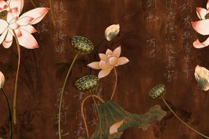 中国风印花华亿平台图片