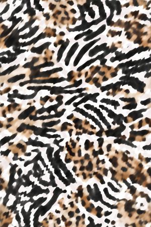 豹纹印花华亿平台图片