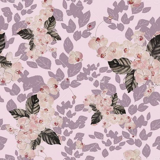 植物印花华亿平台图片