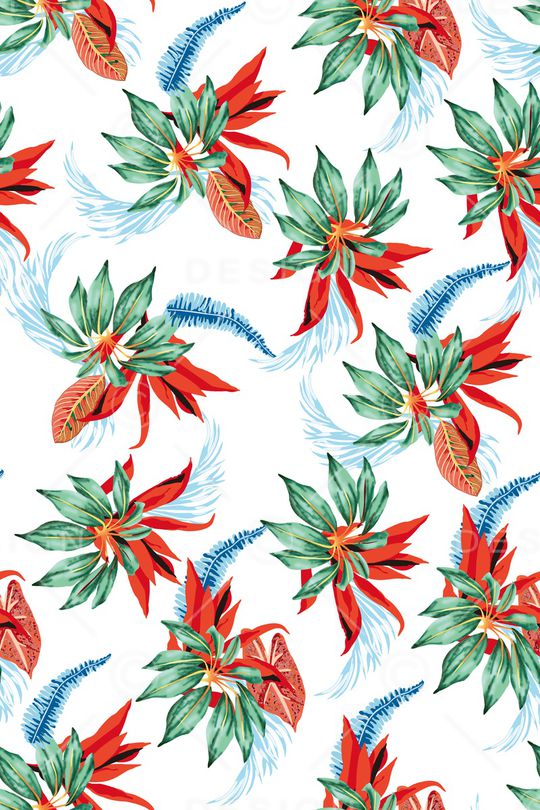 植物印花华亿平台图片