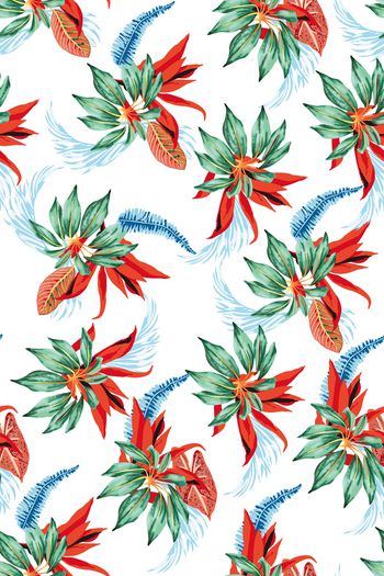 植物印花华亿平台图片