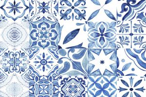 靛蓝印花华亿平台图片