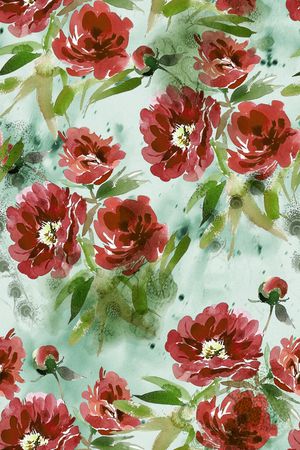 小清新印花华亿平台图片