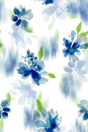 真丝印花华亿平台图片