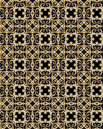 古典花纹印花华亿平台图片