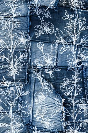 牛仔印花华亿平台图片