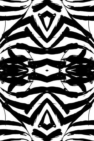 黑白印花华亿平台图片